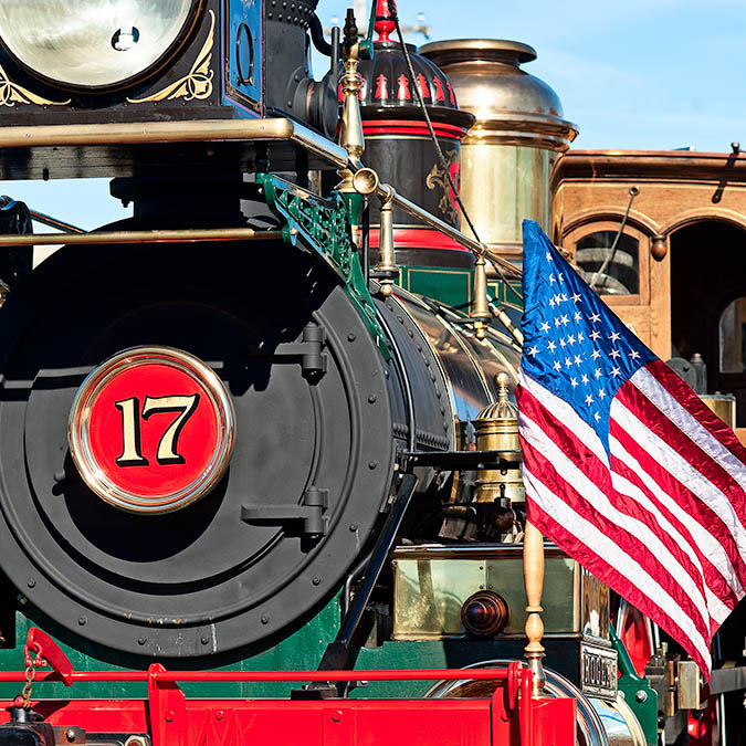 York 17 Steam Locomotive Located at the Steam into History Program, New Freedom, Pennsylvania